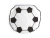 Рюкзак-мешок MILANO в форме футбольного мяча, черный, белый, полиэстер