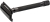 Cтанок Т- образный для бритья MERKUR хромированный, черный цвет, длинная ручка