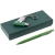 Набор Flashwrite, 8 Гб, зеленый, зеленый, пластик, покрытие софт-тач; ручка - пластик, флешка - металл, покрытие софт-тач; коробка - переплетный картон