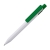 Ручка шариковая Zen, белый/зеленый, пластик, зеленый, белый, пластик