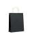 Подарочный пакет средн 90 г/м&#178;, черный, бумага