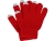 Перчатки для сенсорного экрана «Сет», красный, акрил