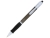 Ручка пластиковая шариковая «Trim», черный, белый, пластик
