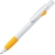 ALLEGRA, ручка шариковая, желтый/белый, пластик