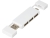 Двойной USB 2.0-хаб «Mulan», белый, пластик