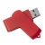 USB flash-карта SWING (8Гб), красный, 6,0х1,8х1,1 см, пластик, красный, пластик