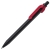 SNAKE, ручка шариковая, красный, черный корпус, металл, красный, черный, металл