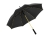 Зонт-трость «Colorline» с цветными спицами и куполом из переработанного пластика, черный, желтый, полиэстер