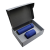 Набор Hot Box E (софт-тач) (синий), синий, металл, микрогофрокартон