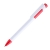Ручка шариковая MAVA, белый/красный, пластик, белый, красный, пластик