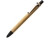 Ручка-стилус шариковая бамбуковая NAGOYA, черный, растительные волокна