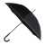 Зонт-трость ROYAL, черный, эпонж, пластик