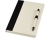 Блокнот A5 «Dairy Dream» с шариковой ручкой, черный, бежевый, пластик, картон, переработанный картон/бумага