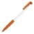 N13, ручка шариковая с грипом, пластик, белый, оранжевый, белый, оранжевый, пластик