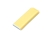 USB 2.0- флешка на 32 Гб с оригинальным двухцветным корпусом, белый, желтый, пластик