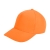 Бейсболка "Standard", 5 клиньев, металлическая застежка; оранжевый; 100% хлопок; плотность 175 г/м2, оранжевый, 100% хлопок, плотность 175 г/м2