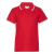 Рубашка поло детская  STAN с окантовкой хлопок/полиэстер 185, 04TJ, Красный