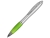 Ручка пластиковая шариковая «Nash», зеленый, серебристый, пластик