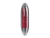 Подарочный набор: ручка металлическая шариковая и механический карандаш, красный, металл