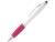 Шариковая ручка с зажимом из металла «SANS BK», розовый, пластик