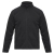 Куртка ID.501 черная, черный, полиэстер 100%, плотность 280 г/м²; флис (микрофлис)