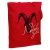 Холщовая сумка «Любовь зла», красная, красный, хлопок