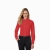 Рубашка женская с длинным рукавом LSL/women, красный, хлопок