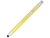 Ручка-стилус металлическая шариковая «Moneta» с анодированным покрытием, желтый, алюминий