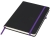 Блокнот А5 «Noir», черный, фиолетовый, пластик