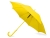 Зонт-трость «Color», желтый, полиэстер, soft touch