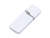 USB 2.0- флешка на 32 Гб с оригинальным колпачком, белый, пластик