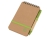 Блокнот «Masai» с шариковой ручкой, зеленый, бежевый, пластик, картон, бумага