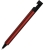 N5, ручка шариковая, бордовый/черный, пластик, металлизир. напыление, подставка для смартфона, бордовый, пластик, метализированное напыление