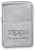 Зажигалка ZIPPO Name In Flame, с покрытием Brushed Chrome, латунь/сталь, серебристая, 38x13x57 мм
