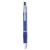 Ручка шариковая с резиновым обх, голубой, пластик