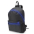 Рюкзак "Town", черный с синими молниями, 28х38х12 см, полиэстер 600D, черный, синий, полиэстер 600d