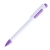 Ручка шариковая MAVA,  белый/ фиолетовый, пластик, белый, фиолетовый, пластик