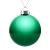 Елочный шар Finery Gloss, 10 см, глянцевый зеленый, зеленый, картон, стекло