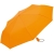 Зонт складной AOC, оранжевый, оранжевый, 190t; ручка - пластик, купол - эпонж, хромированная сталь, покрытие софт-тач; каркас - металл, стекловолокно