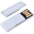 USB flash-карта "Clip" (16Гб), белая, 3,8х1,2х0,5см, пластик