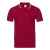 Рубашка поло мужская STAN с окантовкой хлопок/полиэстер 185, 04T, Бордовый, бордовый, 185 гр/м2, хлопок