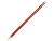 Шестигранный карандаш с ластиком «Presto», красный, дерево