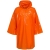 Дождевик-плащ CloudTime, оранжевый, оранжевый, пластик