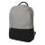 Рюкзак "Hugo", серый/черный, 43х30х10 см, осн. ткань:100% пл-р с пок-тием PU, подкладка:100% пл-р
