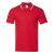 Рубашка поло мужская STAN с окантовкой хлопок/полиэстер 185, 04T, Красный