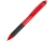 Ручка пластиковая шариковая «Band», черный, красный, пластик, резина