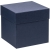 Коробка Cube, S, синяя, синий, картон