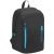Складной рюкзак Compact Neon, черный с голубым, черный, голубой, полиэстер