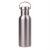 Бутылка для воды DISTILLER, 500мл. серебристый, нержавеющая сталь, бамбук, серебристый, нержавеющая сталь, бамбук