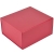 Коробка подарочная складная,  красный, 22 x 20 x 11 cm,  кашированный картон,  тиснение, шелкография, красный, картон
